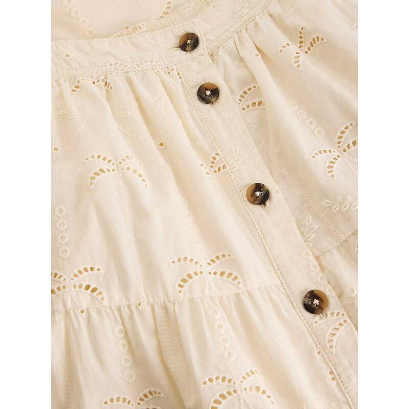 White Stuff Ruben Broderie Midi Skirt image number 2
